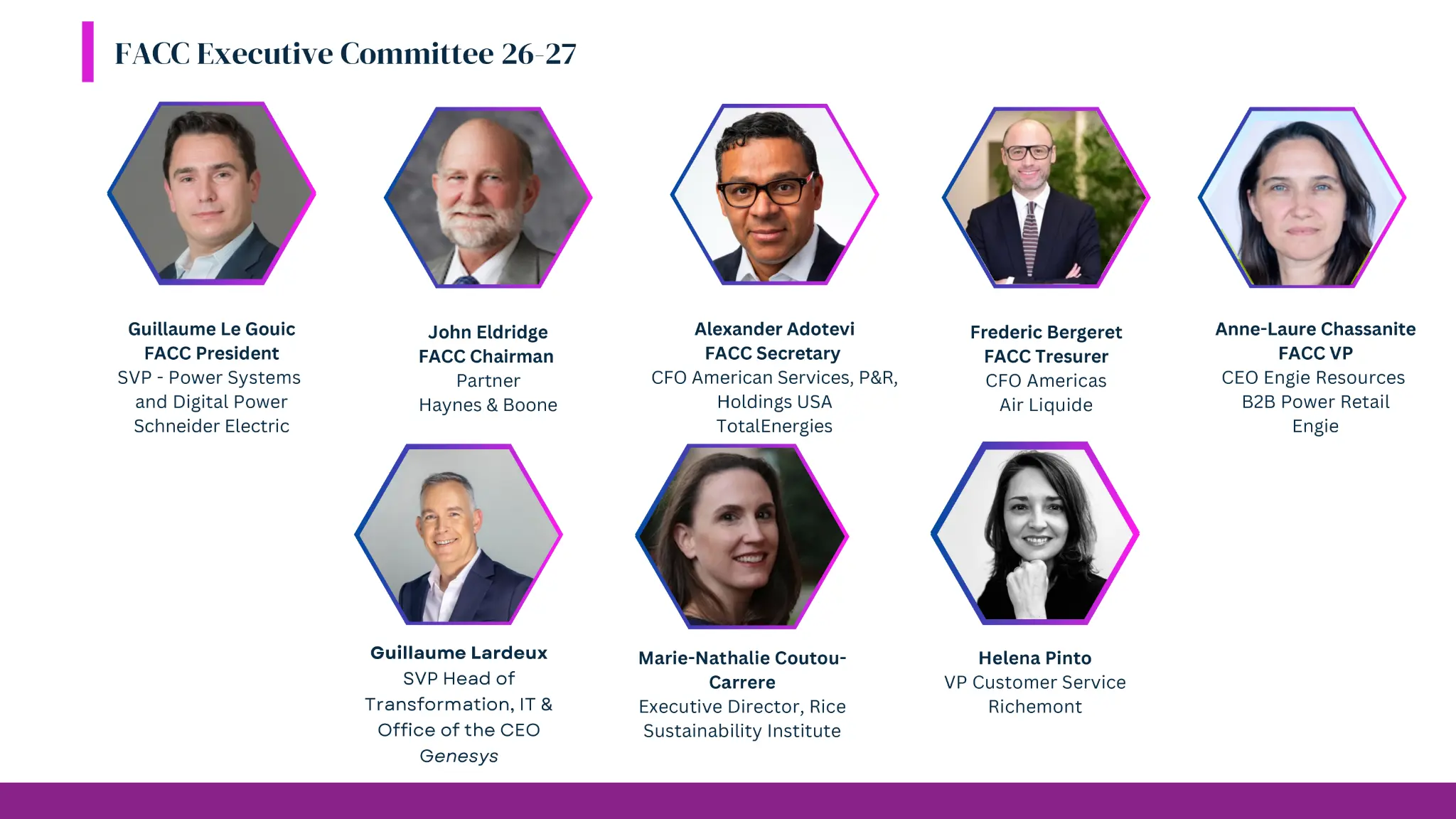 FACC Executive Committee 2026-27