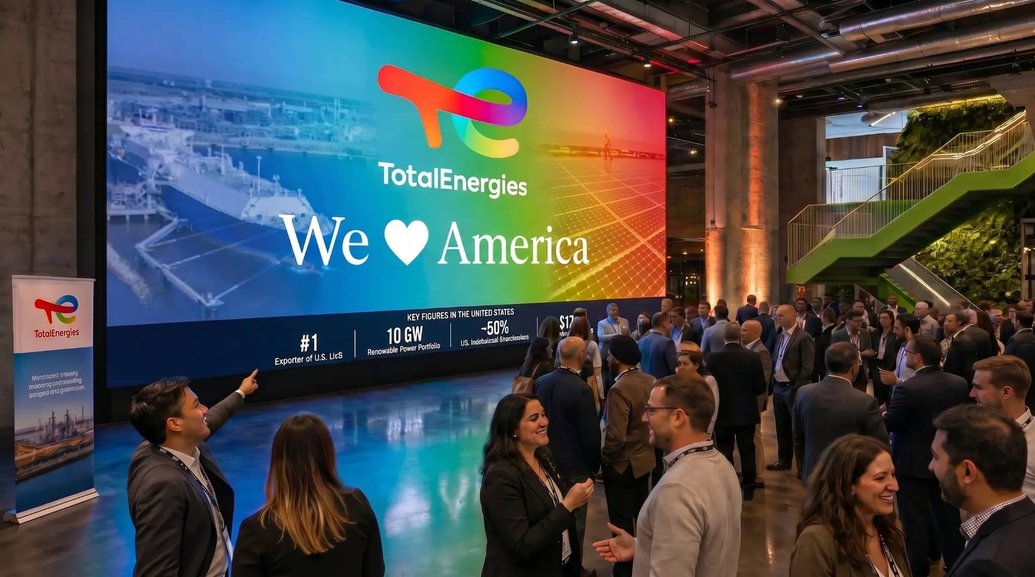 LNG Wall — We Love America