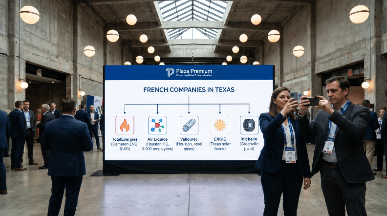 French Companies in Texas - Plaza Premium